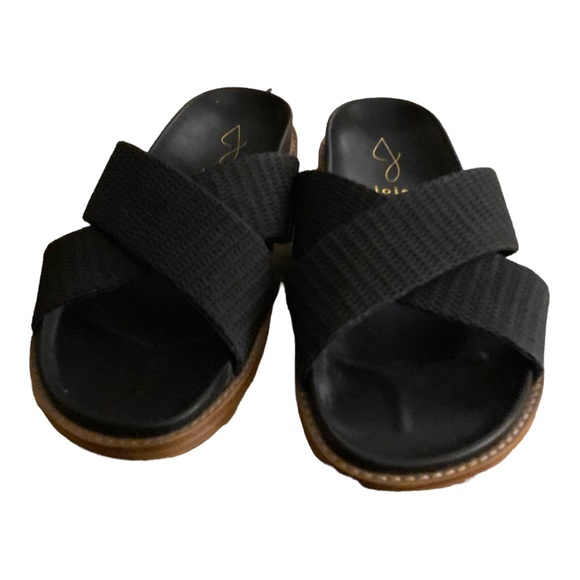 Joie Nell Sandals Flats with Small heel Black Size 7M - Picture 3 of 8